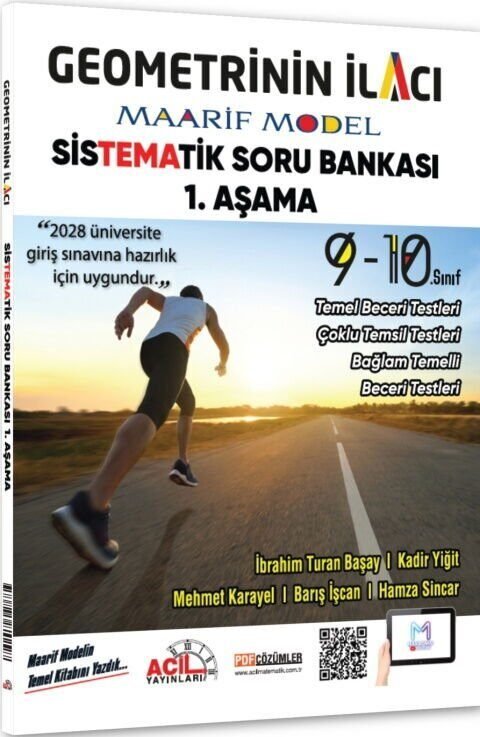 TYT AYT MAARİF Soru Bankası GEOMETRİ İLACI - (GÜNCEL MÜFREDAT)2027 MÜFREDATA UYGUN