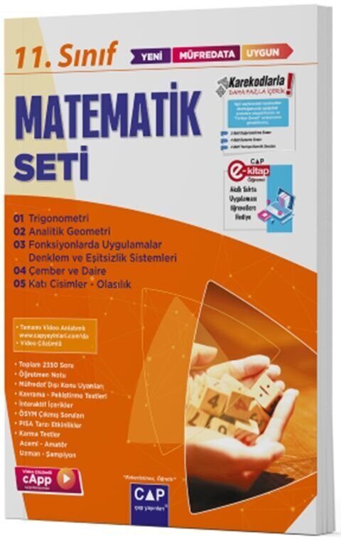 Çap Yayınları 11. Sınıf Set Anadolu Matematik - 2026-27 - Çap Yayınları kitap kapağı