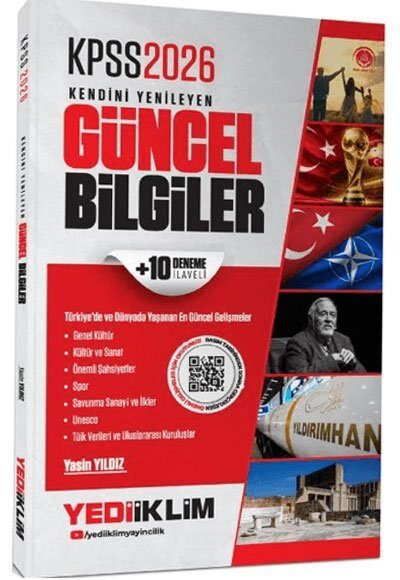 2026 KPSS Kendini Yenileyen Güncel Bilgiler + 10 Deneme İlaveli Yediiklim Yayınları