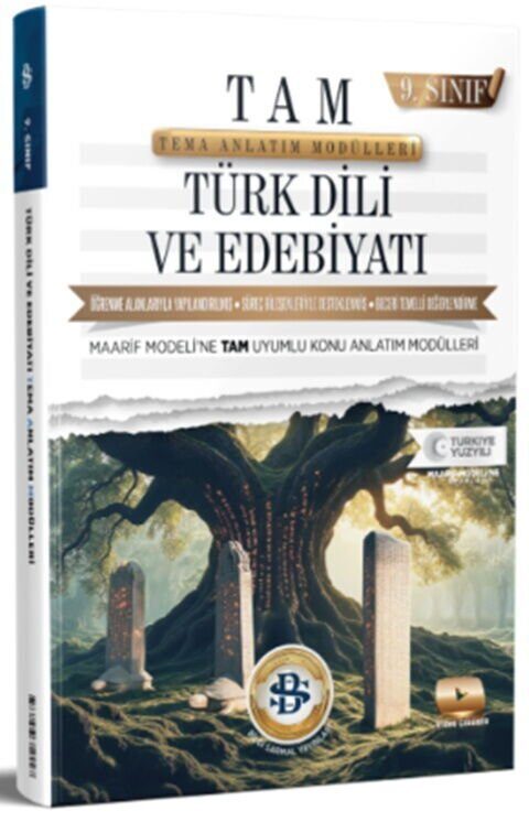 9. Sınıf Türk Dili ve Edebiyatı Tema Konu Anlatım Modülleri - Bilgi Sarmal kitap kapağı