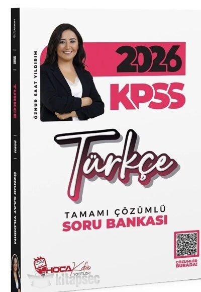 2026 KPSS Türkçe Soru Bankası Çözümlü - Öznur Saat Yıldırım Hoca Kafası Yayınları