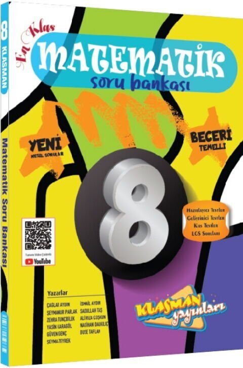 KLASMAN 08.SINIF S.B. MATEMATİK (GÜNCEL MÜFREDAT)2027 MÜFREDATA UYGUN