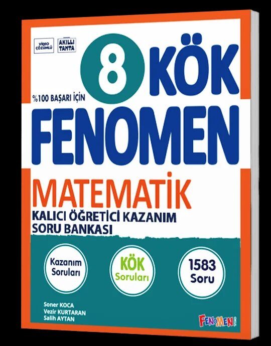 Fenomen Okul Yayınları Fenomen 8 KÖK Matematik Soru Bankası - FENOMEN OKUL YAYINLARI kitap kapağı