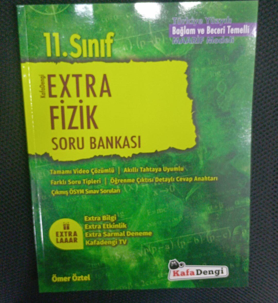 Kafa Dengi 11. Sınıf Extra Fizik Soru Bankası 2026-2027 - Kafadengi Yayınları kitap kapağı