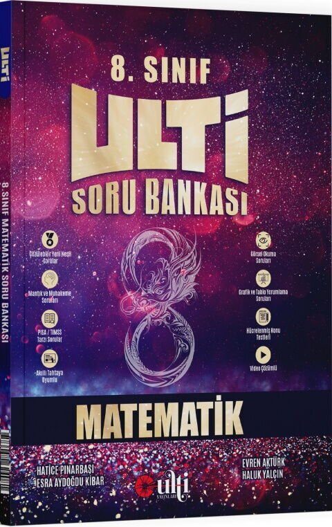 Ulti 8. Sınıf Soru Bankası Matematik - 2026-27 - Ulti Yayınları kitap kapağı