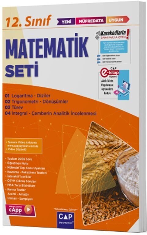 12. Sınıf Set Anadolu Matematik - 2027 - Çap Yayınları kitap kapağı