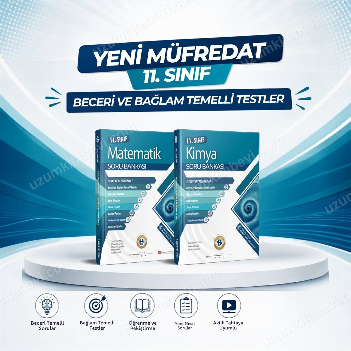Sarmal 2027 11.Sınıf %100 Yeni Müfredat Matematik-Kimya 2 Kitap Bağlam Temelli Testler Soru Bankası Seti - Bilgi Sarmal Yayınları kitap kapağı