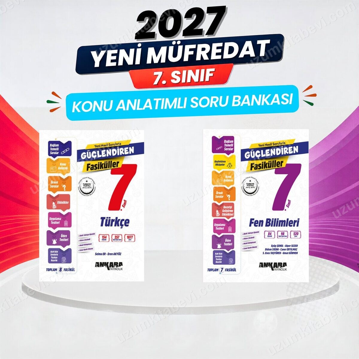 Ankara Yayıncılık 2027 7.Sınıf Fen Bilimleri-Türkçe Konu Anlatımlı Bağlam Temelli Soru Bankası Fasikül %100 Yeni Müfredat - Ankara Yayıncılık kitap kapağı