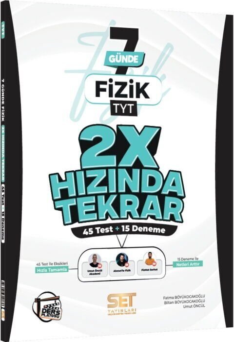 SET TYT 2X HIZINDA TEKRAR FİZİK(Güncel Müfredat)2027 MÜFREDATA UYGUN
