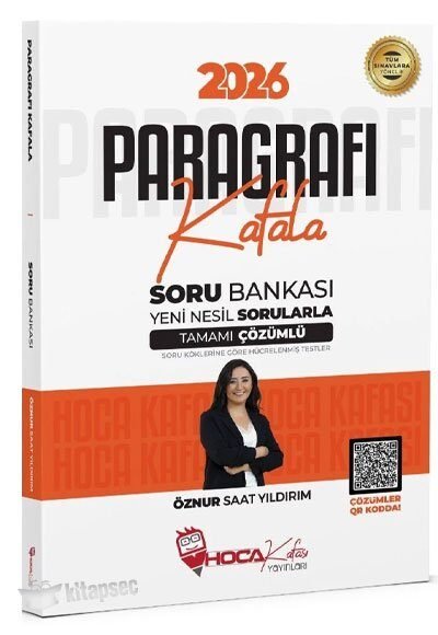 2026 KPSS TYT ALES DGS Soyut Paragraf Soru Bankası Çözümlü Öznur Saat Yıldırım Hoca Kafası Yayınları