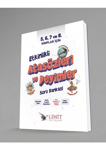 Limit Yayınları 5. 6. 7. ve 8. Sınıf Limit Etkinlikli Atasözleri ve Deyimler Soru Bankası 2026-2027 - Limit Yayınları kitap kapağı