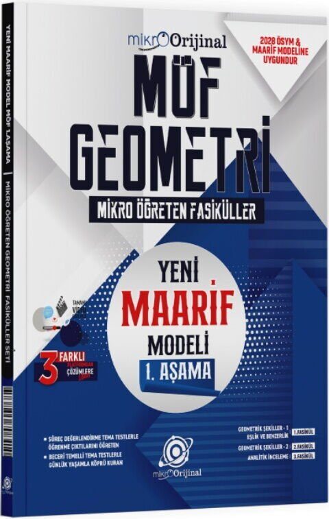 Mikro Orijinal Maarif Möf Set Geometri 2027 - Orijinal Yayınları kitap kapağı