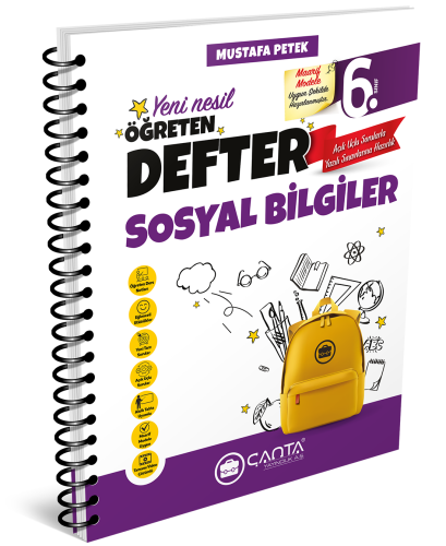 ÇANTA YAYINLARI 6.Sınıf Defter Öğreten Fen Bilimleri