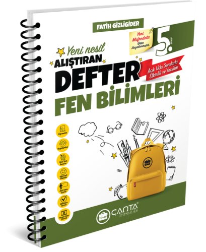 ÇANTA YAYINLARI 5.Sınıf Defter Alıştıran Fen Bilimleri