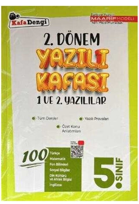 Kafadengi Yayınları 5. Sınıf 2. Dönem Yazılı Kafası