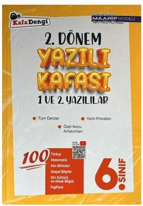 Kafadengi Yayınları 6. Sınıf 2. Dönem Yazılı Kafası