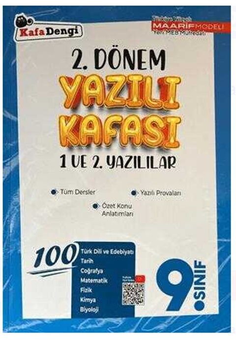 Kafadengi Yayınları 9. Sınıf 2. Dönem Yazılı Kafası