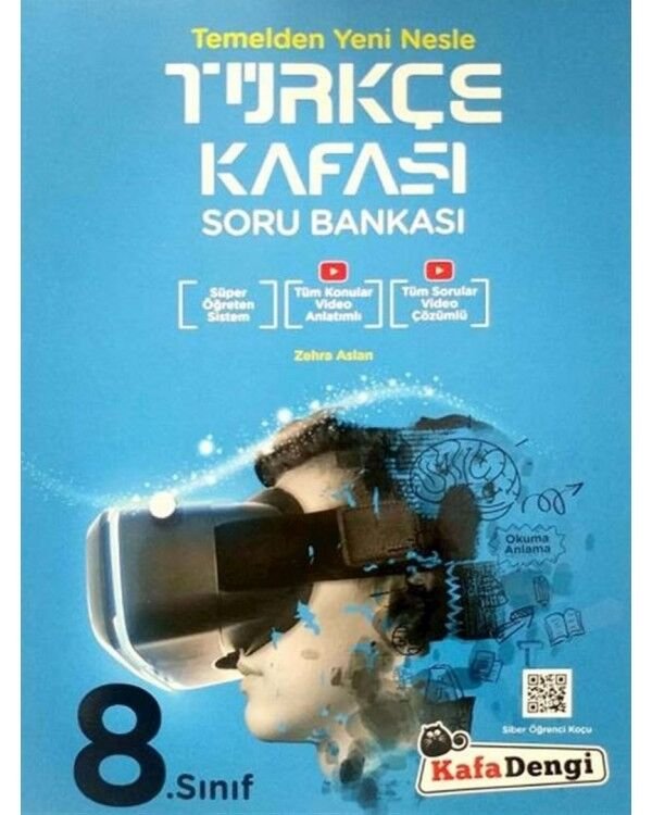 Kafadengi Yayınları 8. Sınıf LGS Türkçe Kafası Tümü Video Çözümlü Soru Bankası