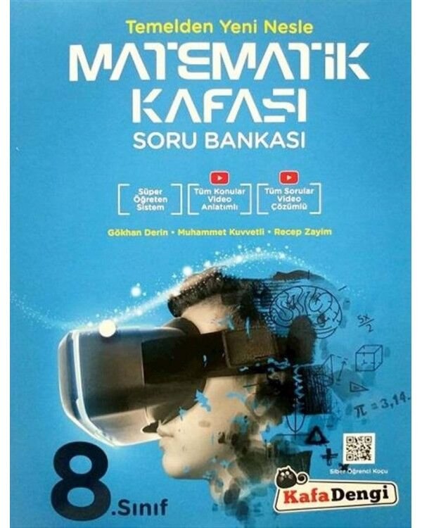 Kafadengi Yayınları 8. Sınıf LGS Matematik Kafası Tümü Video Çözümlü Soru Bankası