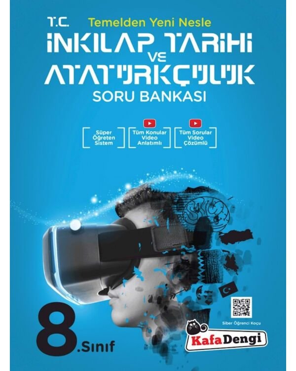 Kafadengi Yayınları 8. Sınıf LGS T.C. İnkılap Tarihi ve Atatürkçülük Tümü Video Çözümlü Soru Bankası