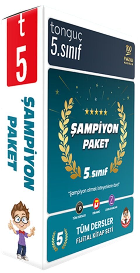 Tonguç Akademi 5. Sınıf Şampiyon Paketi - Tonguç Akademi Yayınları kitap kapağı