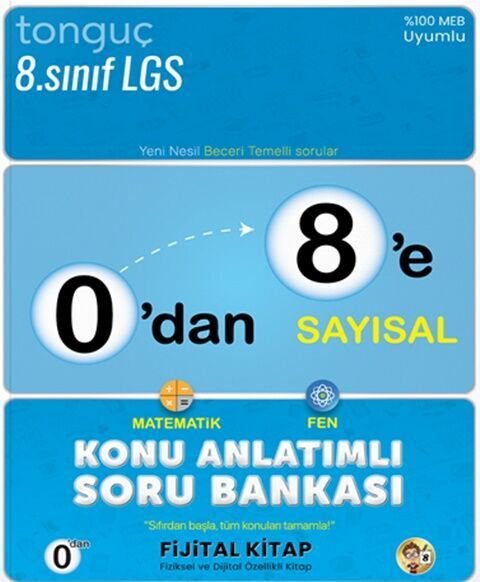 Tonguç Akademi 0 dan 8 e Sayısal Konu Anlatımlı Soru Bankası