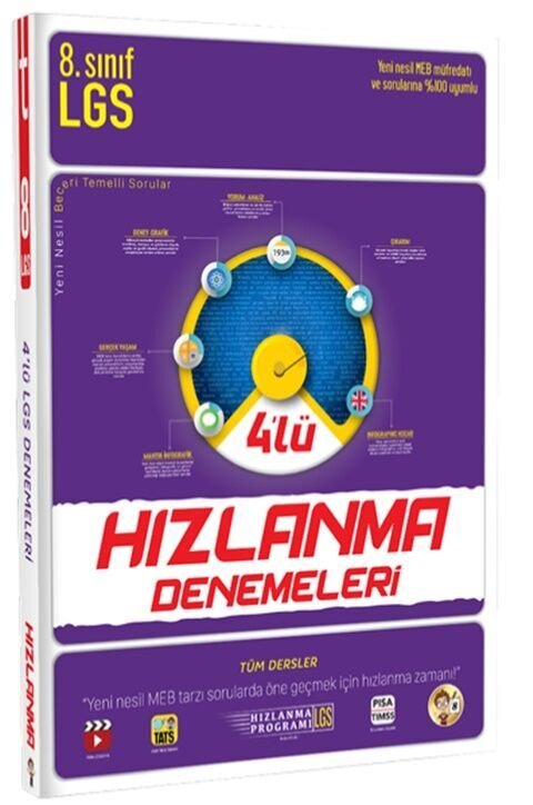 Tonguç Akademi 8. Sınıf LGS 4 lü Hızlanma Denemeleri