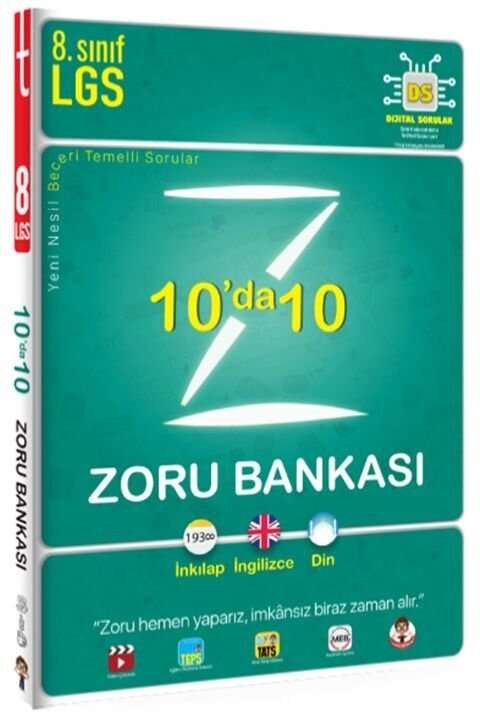 Tonguç Akademi 8. Sınıf 10 da 10 Zoru Bankası