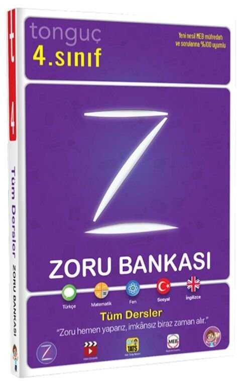 Tonguç Akademi 4. Sınıf Tüm Dersler Zoru Bankası