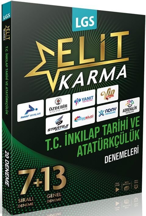 Paraf Yayınları 8. Sınıf LGS Matematik Elit Karma 16 Deneme