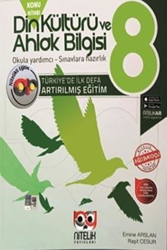 Nitelik Yayınları 8. Sınıf Lgs Din Kültürü Ve Ahlak Bilgisi Artırılmış Konu Kitabı