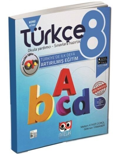Nitelik Yayınları 8. Sınıf Lgs Türkçe Artırılmış Konu Kitabı