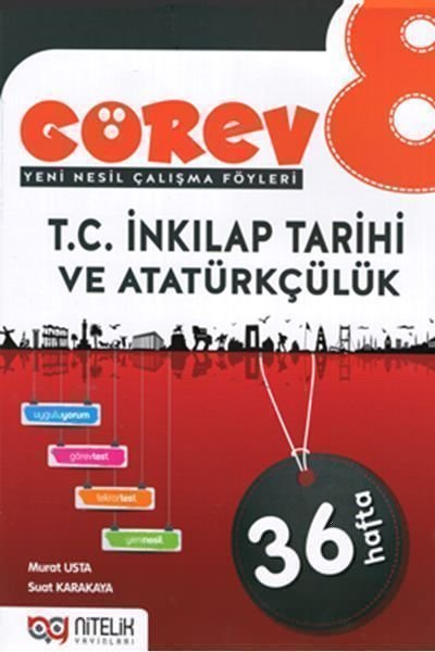 Nitelik Yayınları 8. Sınıf Görev T.c. İnkılap Tarihi Ve Atatürkçülük Soru Bankası