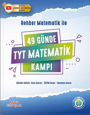 Rehber Matematik Yayınları YKS TYT 49 Günde Matematik Kampı