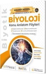 Biyotik YKS TYT Biyoloji Maarif Model Konu Anlatım Föyleri Biyotik Yayınları