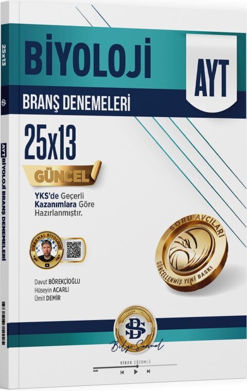 SARMAL YKS AYT DENEME 25 Lİ BİYOLOJİ - 2025-26