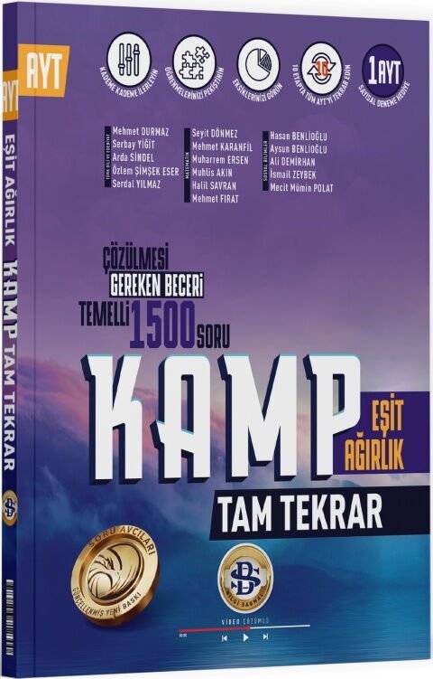 SARMAL YKS AYT KAMP TAM TEKRAR SAYISAL - 25-26