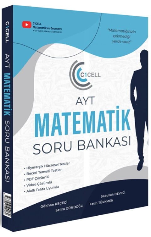C1CELL YKS AYT SORU BANKASI MATEMATİK (GÜNCEL MÜFREDAT)2027 MÜFREDATA UYGUN