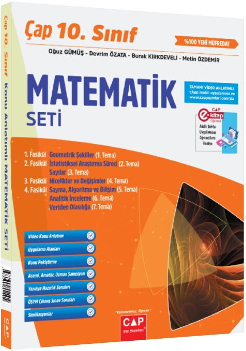 Çap 10. Sınıf Set Matematik - 2027 - Çap Yayınları kitap kapağı