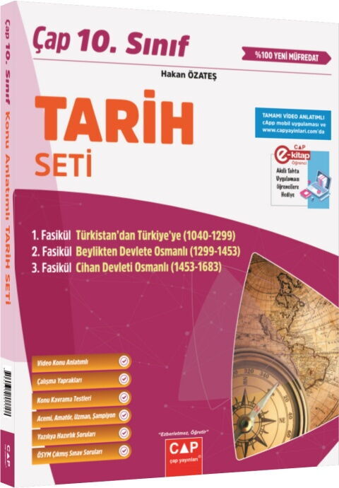 Çap 10. Sınıf Set Tarih - 2027 - Çap Yayınları kitap kapağı