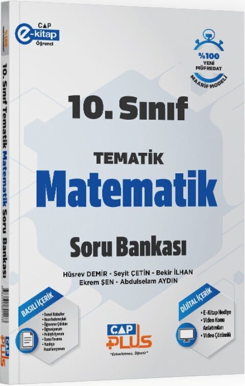 ÇAP 10.SINIF Soru Bankası TEMATİK MATEMATİK -  (GÜNCEL MÜFREDAT)2027 MÜFREDATA UYGUN
