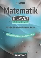 Blok Test 6. Sınıf Matematik Kılavuz Deneme Blok Test Yayınları