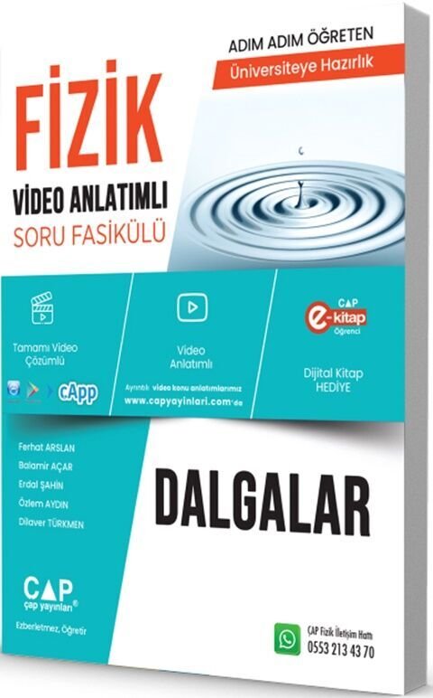 ÜNİV. HAZ FİZİK KA-SB DALGALAR -  (GÜNCEL MÜFREDAT)2027 MÜFREDATA UYGUN