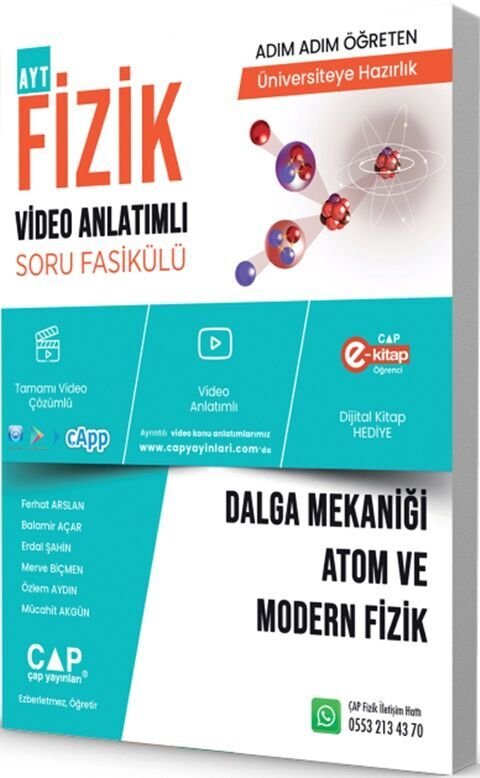 ÜNİV. HAZ FİZİK KA-SB DALGA MEKAN AT MDF -  (GÜNCEL MÜFREDAT)2027 MÜFREDATA UYGUN