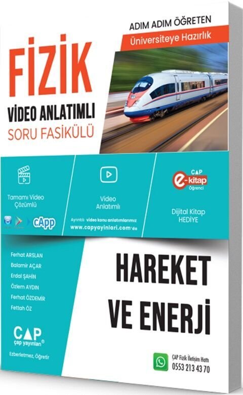 ÜNİV. HAZ FİZİK KA-SB HAREKET VE ENERJİ -  (GÜNCEL MÜFREDAT)2027 MÜFREDATA UYGUN