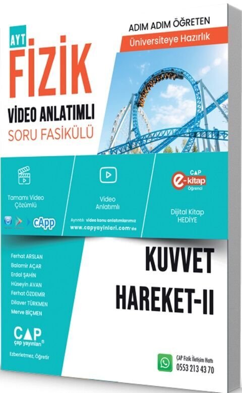 ÜNİV. HAZ FİZİK KA-SB KUVVET HARAKET II -  (GÜNCEL MÜFREDAT)2027 MÜFREDATA UYGUN