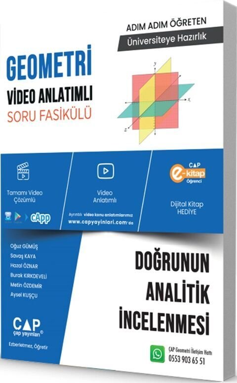 ÜNİV. HAZ GEOMETRİ KA-SB DOĞ. ANLT. İNC. -  (GÜNCEL MÜFREDAT)2027 MÜFREDATA UYGUN