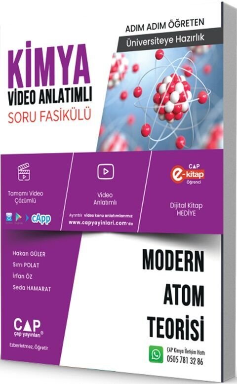 ÜNİV. HAZ KİMYA KA-SB MODERN ATM TEO -  (GÜNCEL MÜFREDAT)2027 MÜFREDATA UYGUN