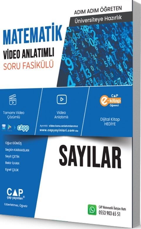 ÜNİV. HAZ MATEMATİK KA-SB SAYILAR -  (GÜNCEL MÜFREDAT)2027 MÜFREDATA UYGUN