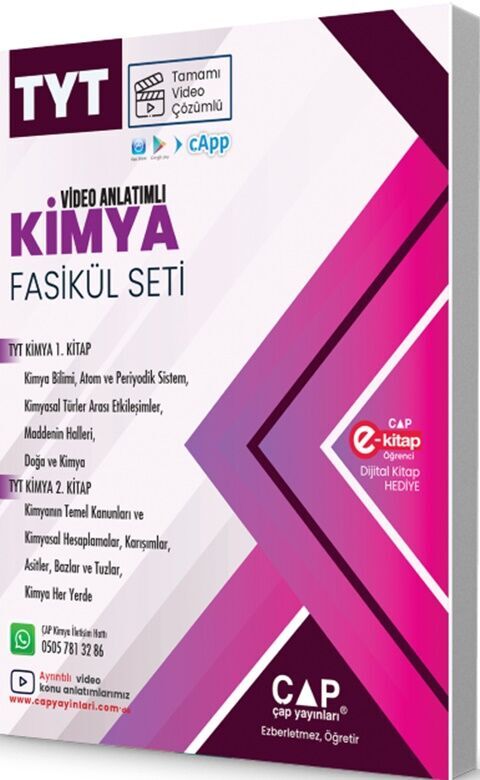 Çap TYT Set Kimya - 2027 - Çap Yayınları kitap kapağı